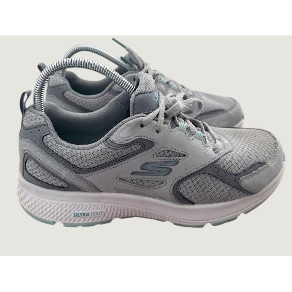 Skechers GOrun Consistent Women 9.5 Grey Good Ultra Light Running Shoes 128075